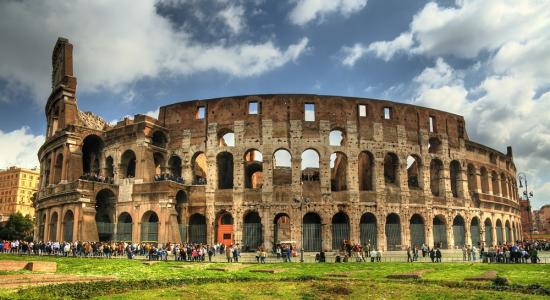 Rome Colosseum Mural